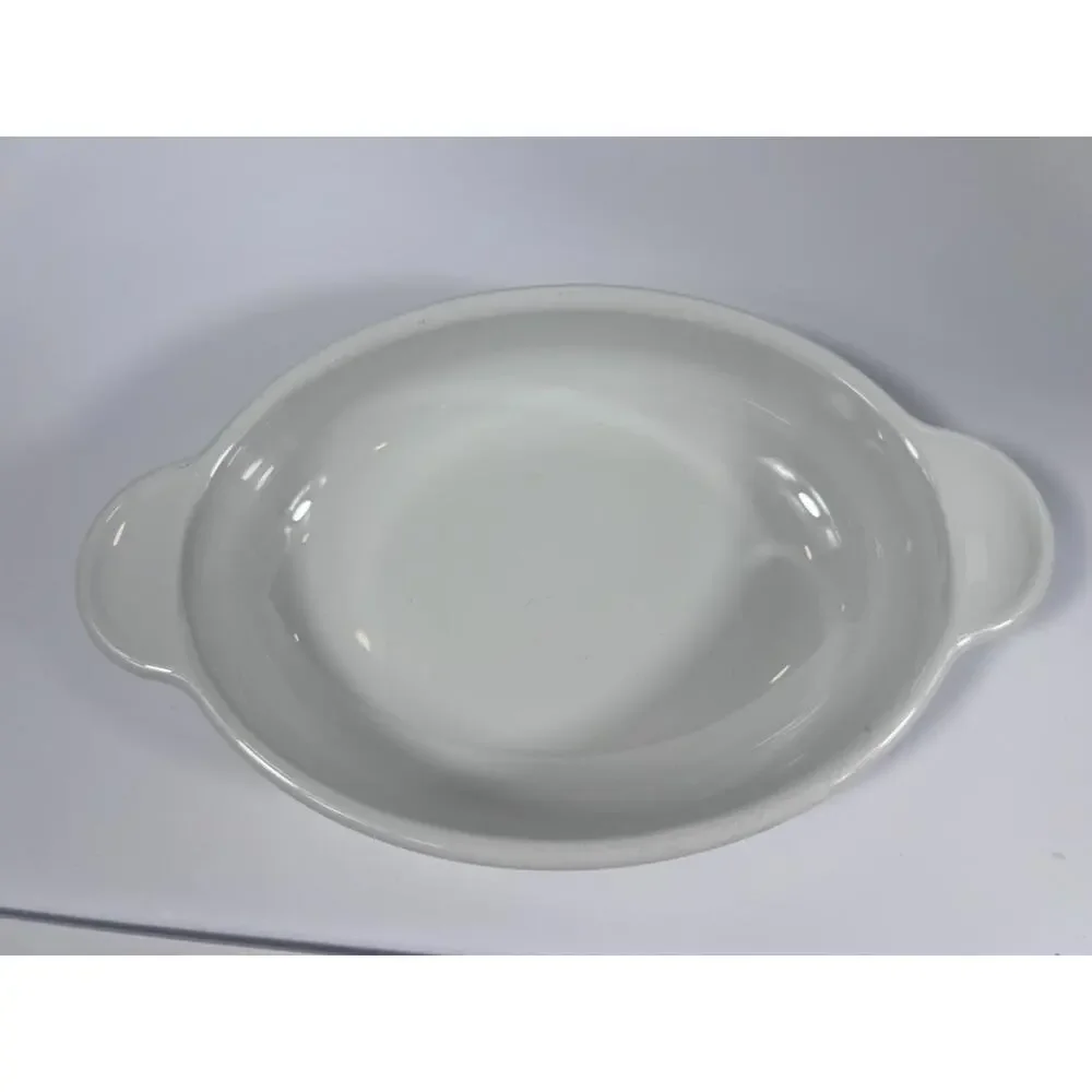 Vintage Corning Ware Grab It White Oval Casserole P-14-B w/Pyrex Lid P-14-C
